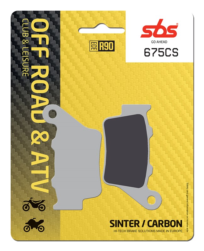 SBS brake pads KH208 OFF-ROAD carbon (675CS)